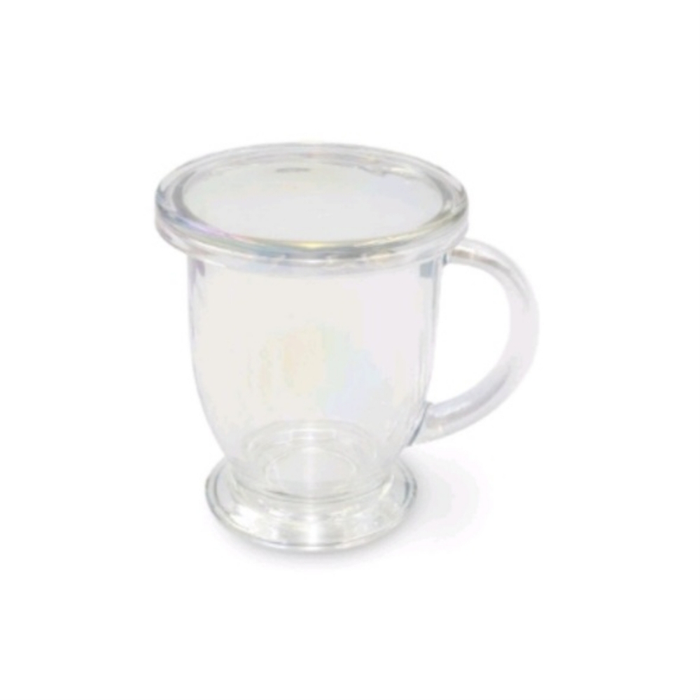 15oz Glass Tea Cups Iridescent - Bullseye's Playground